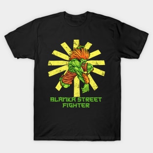 Blanka Street Fighter Retro Japanese T-Shirt